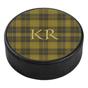 Palet De Hockey Barclay Tartan avec vos initiales, Scottish Plaid