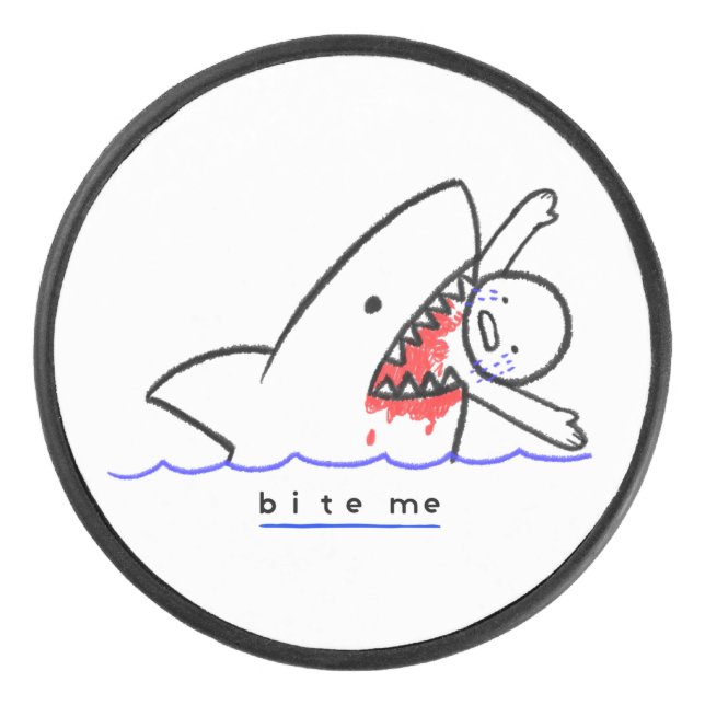 Palet De Hockey Bite-moi (Devant)