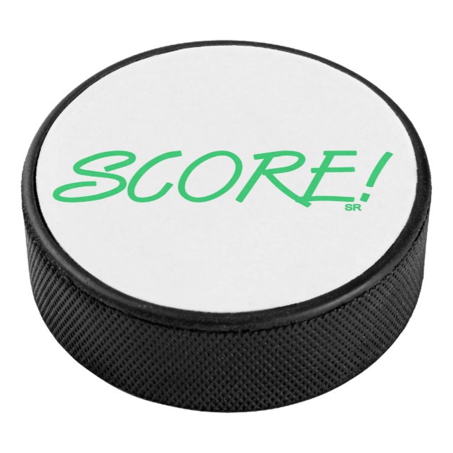 Palet de hockey blanc Score (3/4/2016 12:00:00 AM)