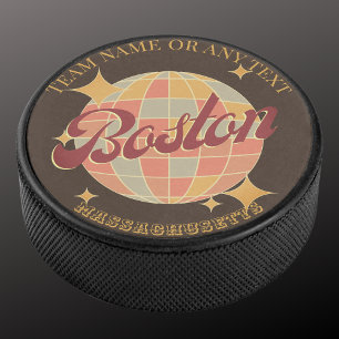Palet De Hockey Boston Massachusetts City hockey sur glace