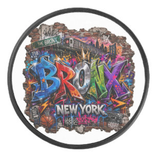 Palet De Hockey Bronx New York graffiti urbain art de rue