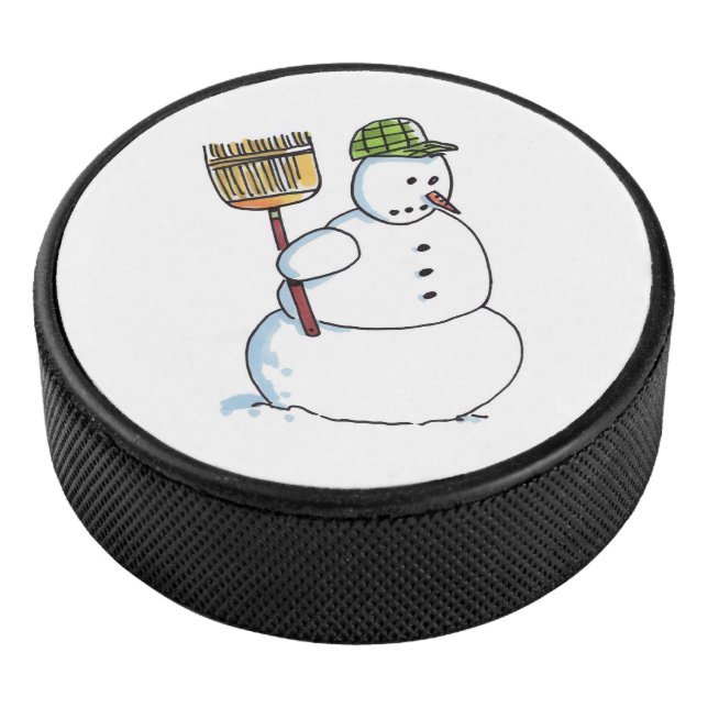 Palet De Hockey Broom Snowman (3/4/2016 12:00:00 AM)