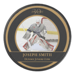 Palet De Hockey Cadeau de hockey commémoratif personnalisable