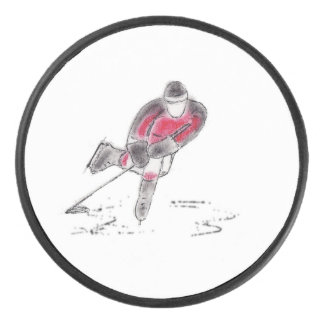 Palet De Hockey Camion de hockey avec croquis original du joueur d