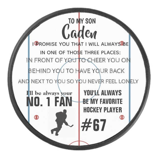 Palet De Hockey Camion de hockey personnalisé (Devant)