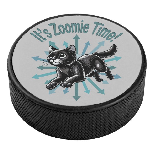 Palet De Hockey C'est Zoomie Time Black Cat (3/4/2016 12:00:00 AM)