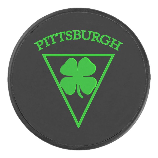 Palet De Hockey Chuck de Pittsburgh (Devant)