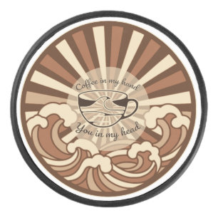 Palet De Hockey Citation Café Dans Ma Main Vous Dans Ma Tête