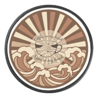Palet De Hockey Citation Café Dans Ma Main Vous Dans Ma Tête