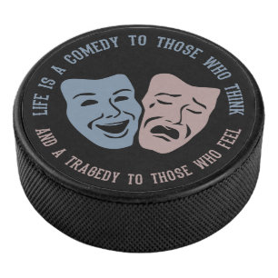 Palet De Hockey Citation de la vie théâtrale