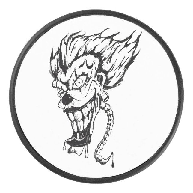 Palet De Hockey Clown malin Hockey rondelle (Devant)