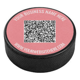 Palet De Hockey Code QR et texte personnalisé professionnel person