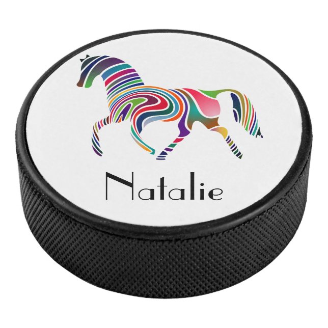 Palet De Hockey Conception Abstraite des vagues de cheval - Person (3/4/2016 12:00:00 AM)