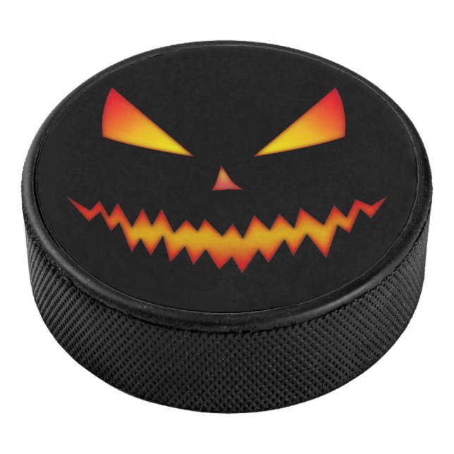 Palet De Hockey Cool effrayant Jack O'Lantern face Halloween (3/4/2016 12:00:00 AM)