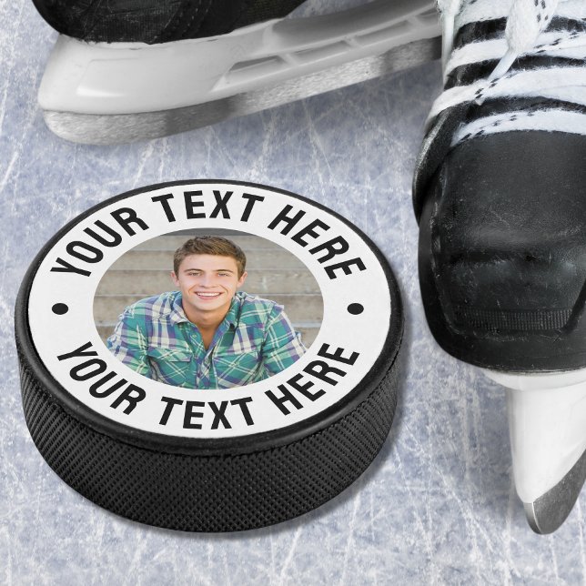 Palet De Hockey Créez votre propre photo (Create your Own Photo Hockey Puck)