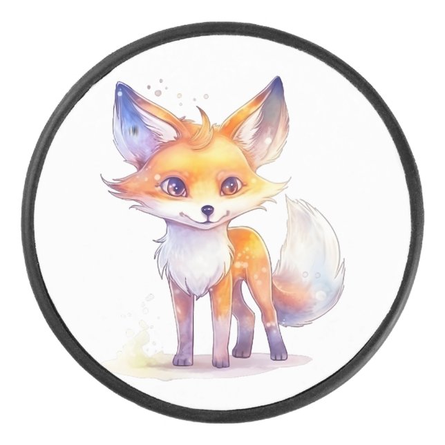 Palet De Hockey Cute Baby Fox Puck (Devant)