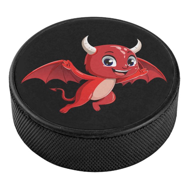 Palet De Hockey Cute cartoon flying devil (3/4/2016 12:00:00 AM)