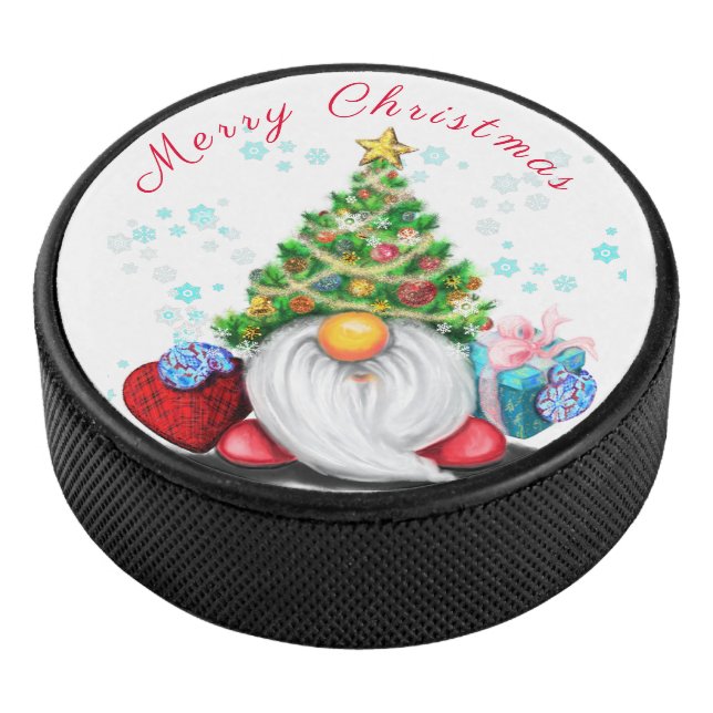 Palet De Hockey Cute Noël Gnome Hockey Puck (3/4/2016 12:00:00 AM)