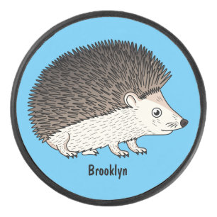 Palet De Hockey Cute prickly hedgehog cartoon