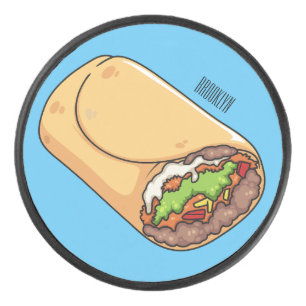 Palet De Hockey dessin animé de Burrito