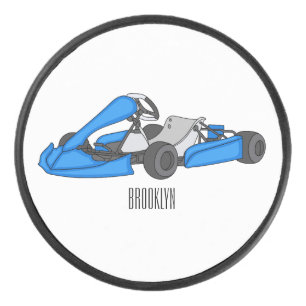 Palet De Hockey dessin animé de Kart racing
