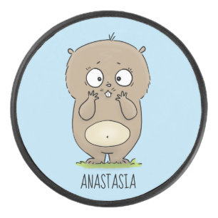 Palet De Hockey Dessin d'adorable hamster
