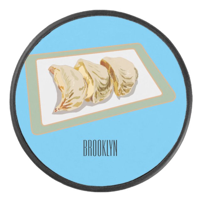 Palet De Hockey Dessin de Jiaozi / Chinese dumplings (Devant)