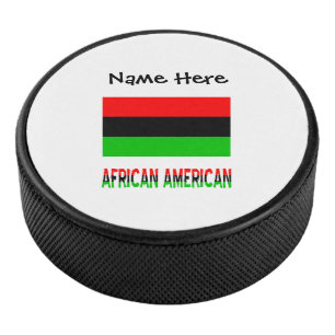 Palet De Hockey Diaspora africaine ou Drapeau américain noir perso