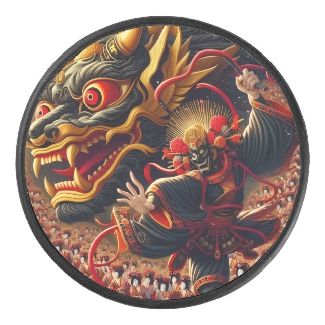 Palet De Hockey Dragon Kabuki  (Devant)