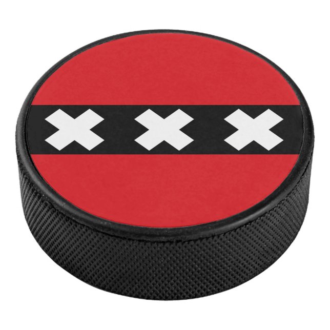 Palet De Hockey Drapeau d'Amsterdam, Pays-Bas Hockey Puck (3/4/2016 12:00:00 AM)