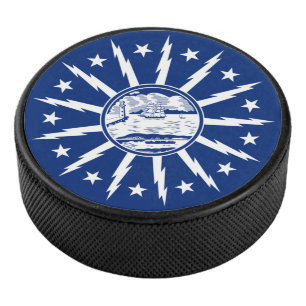 Palet De Hockey Drapeau de Buffalo, Dessous de verre de papier Car