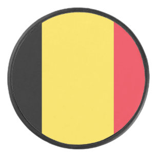Palet De Hockey Drapeau de la Belgique Hockey Puck