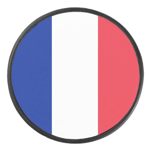 Palet De Hockey Drapeau de la France (Devant)