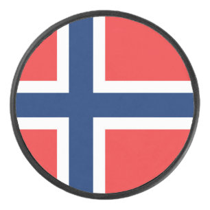Palet De Hockey Drapeau de la Norvège