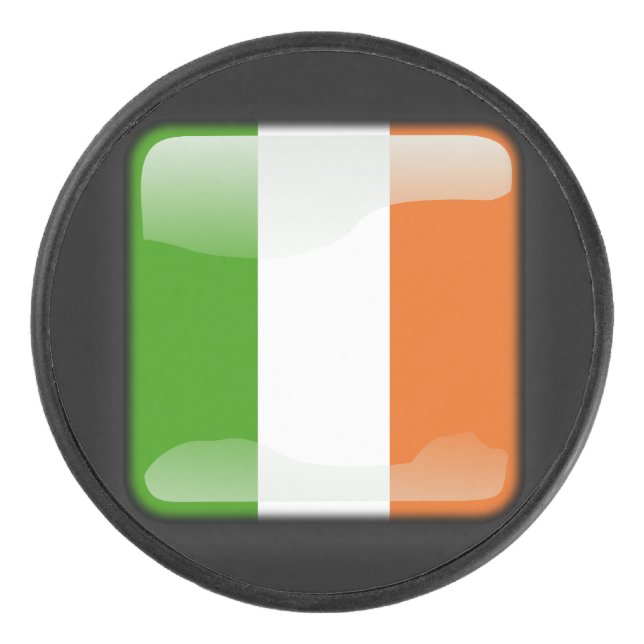 Palet De Hockey Drapeau de l'Irlande (Devant)