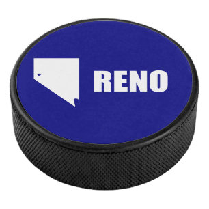 Palet De Hockey Drapeau de Reno, Nevada Hockey Puck