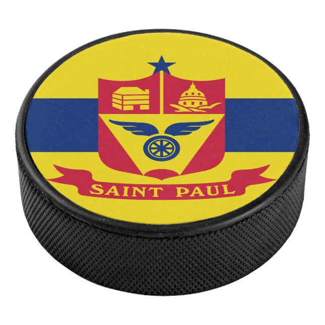 Palet De Hockey Drapeau de Saint Paul, Minnesota (3/4/2016 12:00:00 AM)