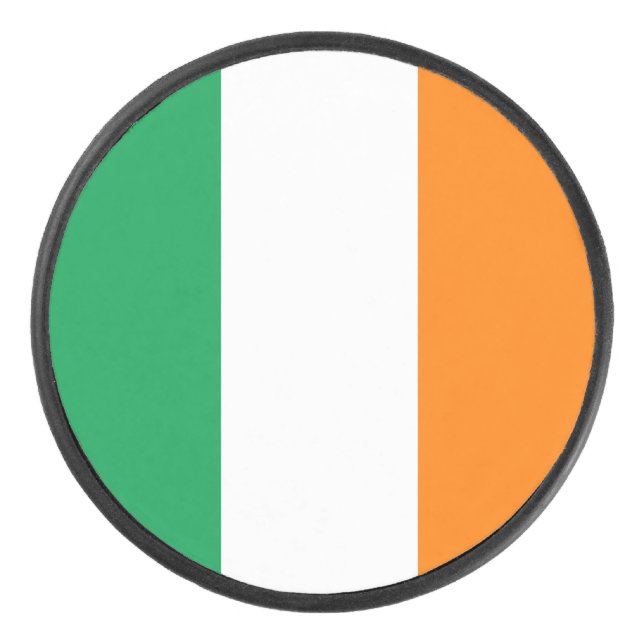 Palet De Hockey Drapeau irlandais (Devant)