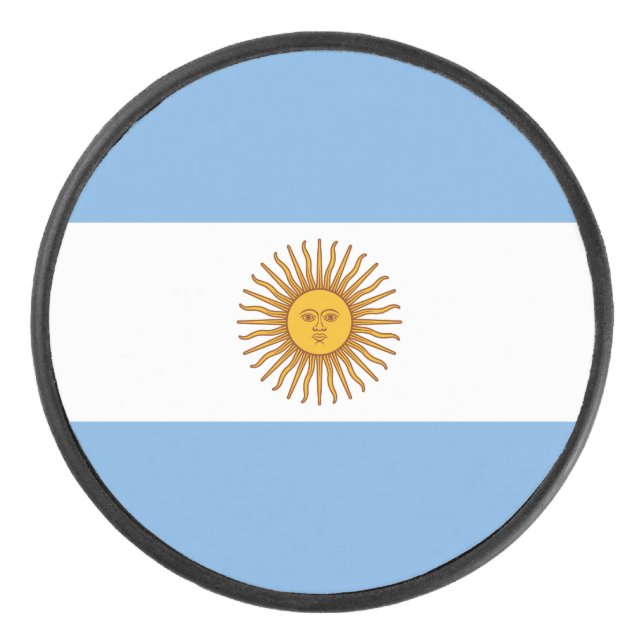 Palet De Hockey Drapeau Patriotique Argentin (Devant)