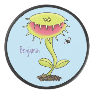 Palet De Hockey Drôle carnivore Vénus piège à mouches plante dessi