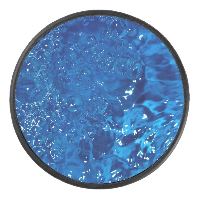 Palet De Hockey Eau bleue  (Devant)