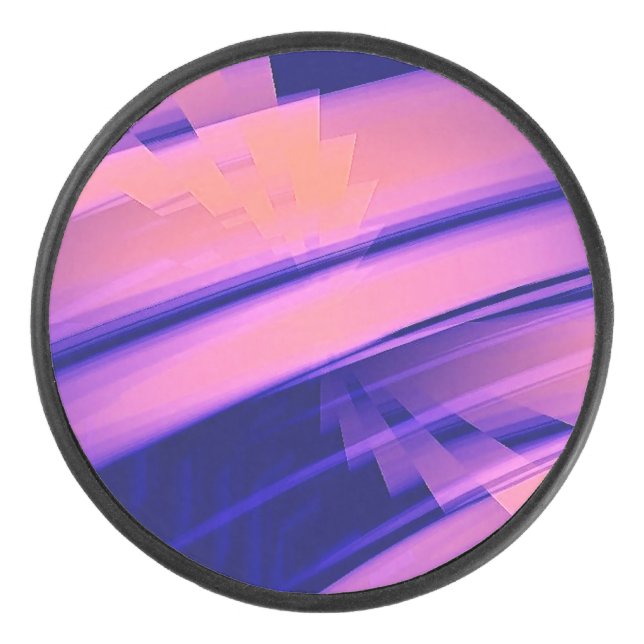 PALET DE HOCKEY EAU DE CHUTE ABSTRAITE (Devant)