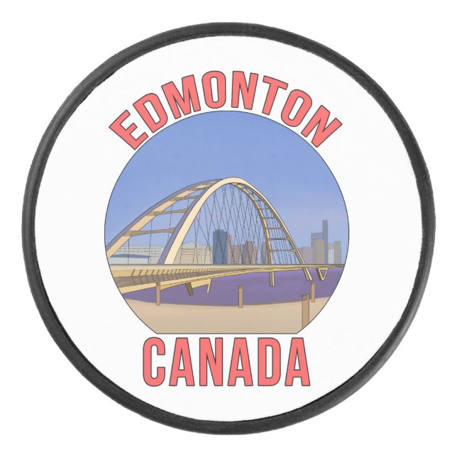 Palet De Hockey Edmonton Alberta Canada (Devant)