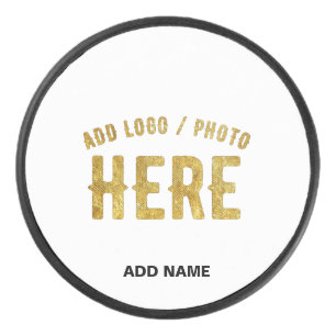 PALET DE HOCKEY ÉLÉGANT BLANC PERSONNALISABLE MODERNE MARQUE VÉRIF