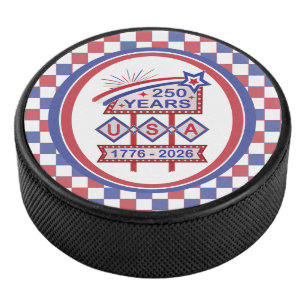 Palet De Hockey Enseigne de marquise rétro USA 250e anniversaire 1