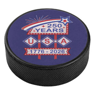 Palet De Hockey Enseigne de marquise rétro USA 250e anniversaire 1
