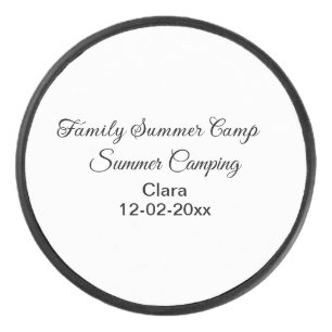 Palet De Hockey Famille camping vacances personnalisée ajouter nom