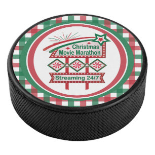 Palet De Hockey Festival du Marathon de Noël Retro Marquee
