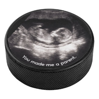 Palet De Hockey Fête des Pères échographie bébé enceinte