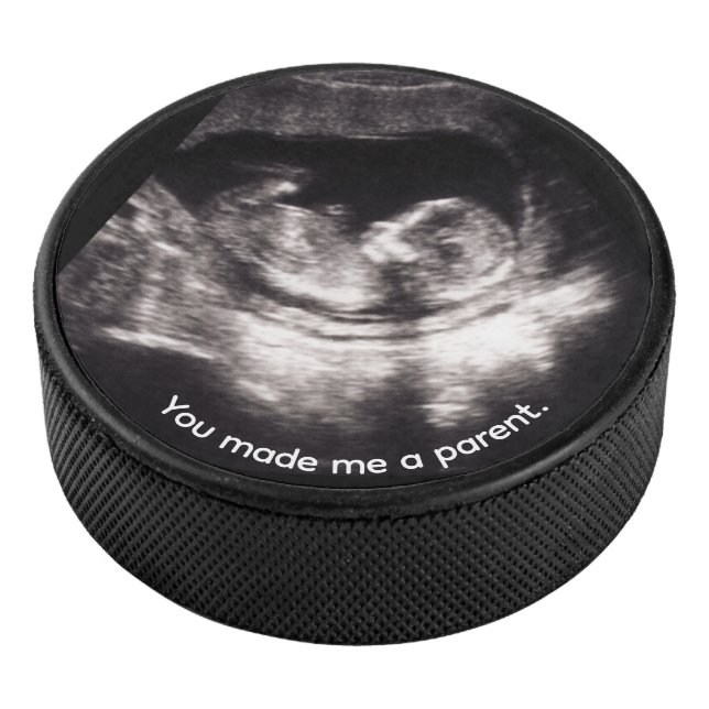 Palet De Hockey Fête des Pères échographie bébé enceinte (3/4/2016 12:00:00 AM)